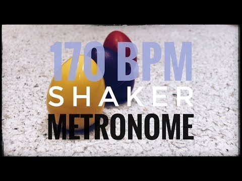 170 BPM | Shaker Metronome | 16th Note Pulse
