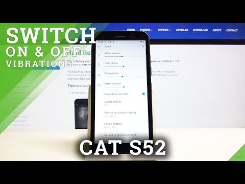 How to Enter Vibration Settings in CAT S52 – Change Vibration