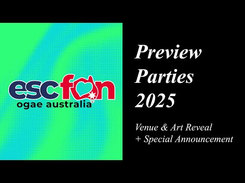 PREMIERE: OGAE Australia Preview Parties 2025 - Venue & Art Reveal, plus a special announcement!
