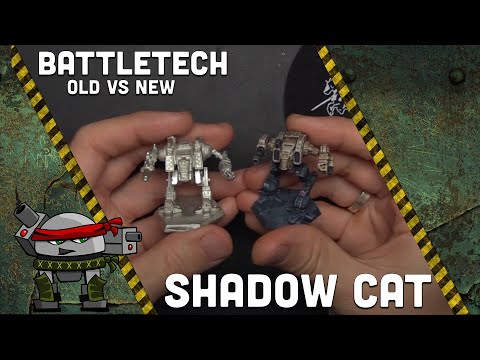 Battletech: Old Shadow Cat vs New Plastic