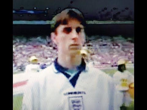 Gary Neville not singing at Euro 96
