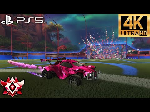 Rocket League in 4K | Grand Champion 3v3 (No Commentary) [PS5]