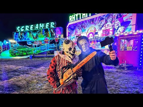 HALLOWEEN 🎃 FUN FAIR VLOG! Bursledon's Spooky Festival Fair Returns for 2023 with NEW MAZE!