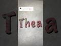 Namensserie Thea Shorts Procreate Digitalart Shortsviral Befriedigend Kunst Serie