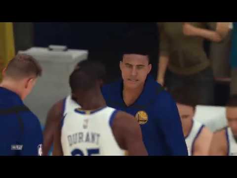 NBA2K19 My Career Warriors vs Thunder "Can I Replace Stephen Curry?" Live Stream Ep.1