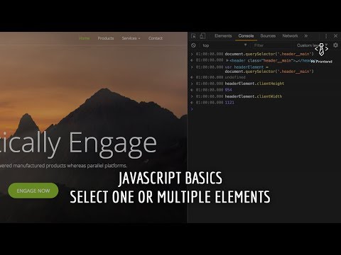 JavaScript basics: Select one or multiple HTML elements