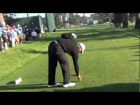 Tiger Woods 2012 US Open Olympic Club Full Practice Round Uncut