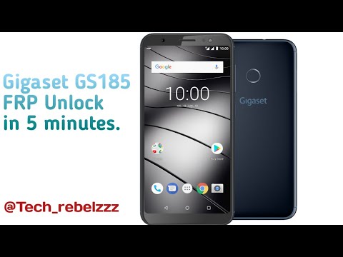Gigaset GS185 FRP unlock 100% working. Steps in description.