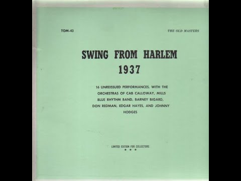 "Swing From Harlem 1937" Limited Edition for Collectors - recorded from vinyl