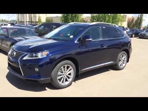2015 Lexus RX 350 AWD Touring Package Review - Blue on Black Leather - Southeast Edmonton