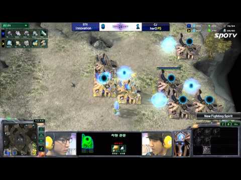 [0624] Innovation(STX) vs. herO(CJ) TvP 2SET New Fighting Spirit -Starcraft2,esportstv,SPL
