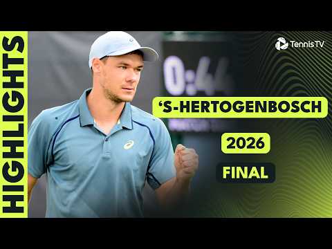 De Minaur Takes On Majchrzak For The Title 🏆 |’ S-Hertogenbosch 2026 Final Highlights