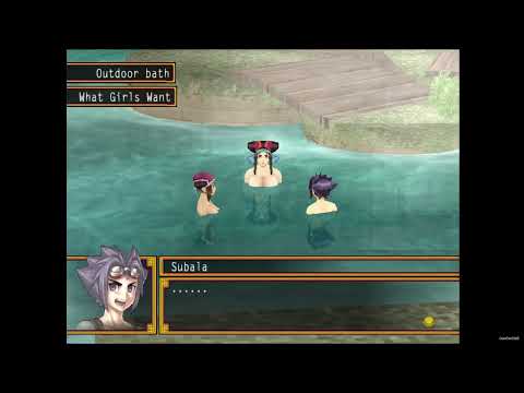 Suikoden 5 Walkthrough: Bath Scene: 26 Lun, Kisara and Subala