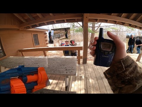 Attacking the Game Masters bunker The Seekers season 3 episode 8 #montypython #nerf #gamemaster