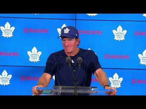 Maple Leafs Morning Skate: Mike Babcock - October 21, 2019