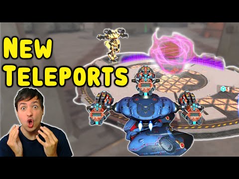 WOW! New TELEPORTS EVERYWHERE? War Robots Test Server Gameplay WR