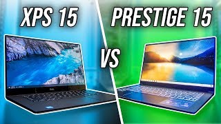 Dell XPS 15 vs MSI Prestige 15 Laptop Comparison - Which Is Better?