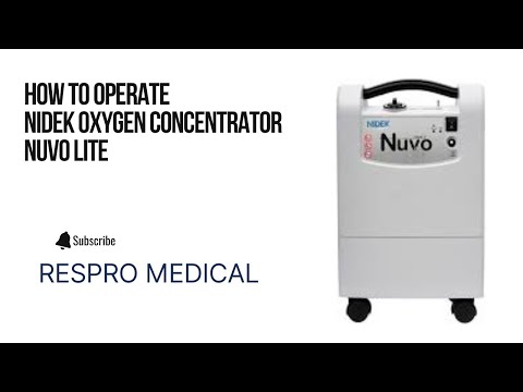 How TO Operate Nidek Oxygen Concentrator Nuyo Lite. Nidek Oxygen Concentrator Nuvo Lite how To Use