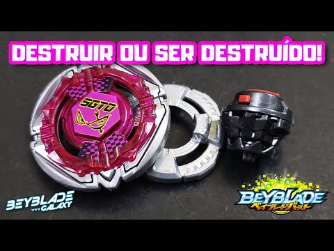 Testando 040 - FLAME SAGITTARIO .Wh.Ds' contra 3 combos - Beyblade Burst