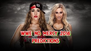 WWE No Mercy 2016 Nikki Bella vs. Carmella Predictions