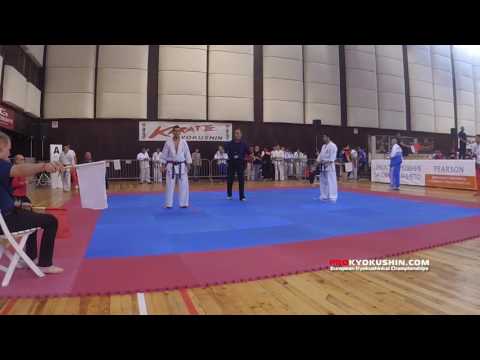 IKO EC 2016, 1 round -70 Alim Iunusov (Russia) - Abdelhakim Zaine (Belgium, aka)