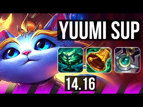 YUUMI & Lucian vs LEONA & Jhin (SUP) | 2400+ games, 1/3/19 | EUW Master | 14.16