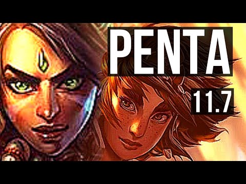 NIDALEE vs TALIYAH (JUNGLE) | Penta, 69% winrate, Godlike | EUW Master | v11.7