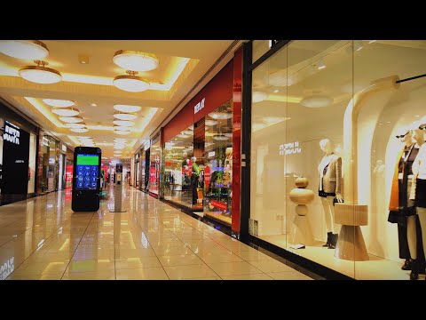 BTC City Shopping Center Liubliana, Eslovênia - caminhada virtual em 4K