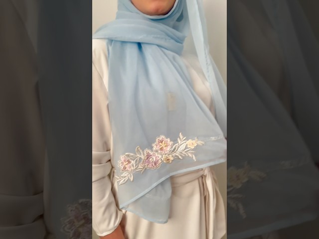 طرحة بوال أبليكة باستل سماوي