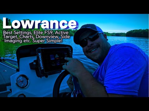 Lowrance Elite FS 9 Tips and Tricks (2D, Downscan, Side Scan, Active Target)