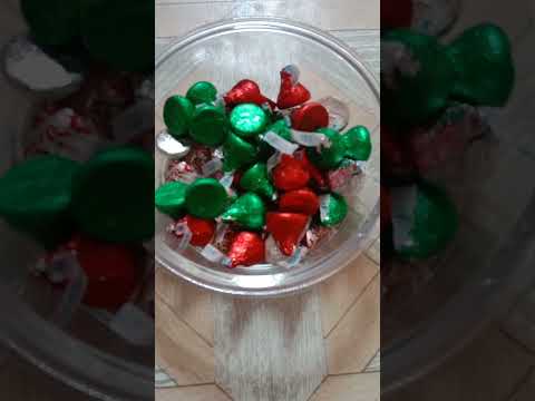 Assorted Chocolate #Kisses #Chocolates #Sweets #satisfying video