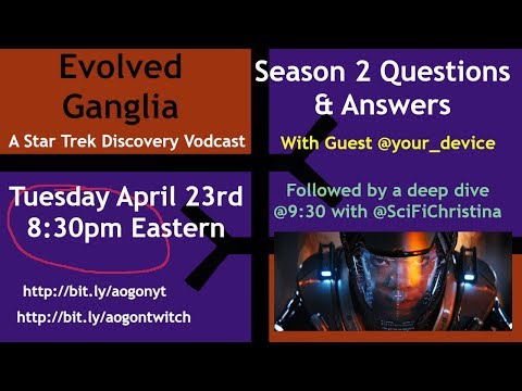 Star Trek Discovery - Such Sweet Sorrow - Season 2 Episode 14 - Q&A with review and discussion