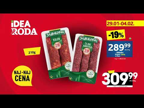 IDEA i RODA | Nedeljna akcija 29.01 - 04.02.2026.