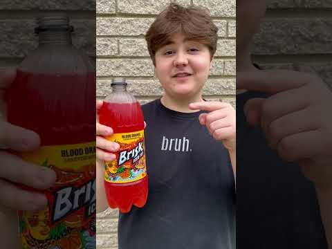 Brisk Iced Tea Blood Orange Flavor Review #shorts