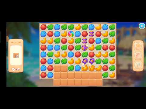 Tropicmania:Match 3 Adventure-Level 1 NO BOOSTERS #tropicmania #match3