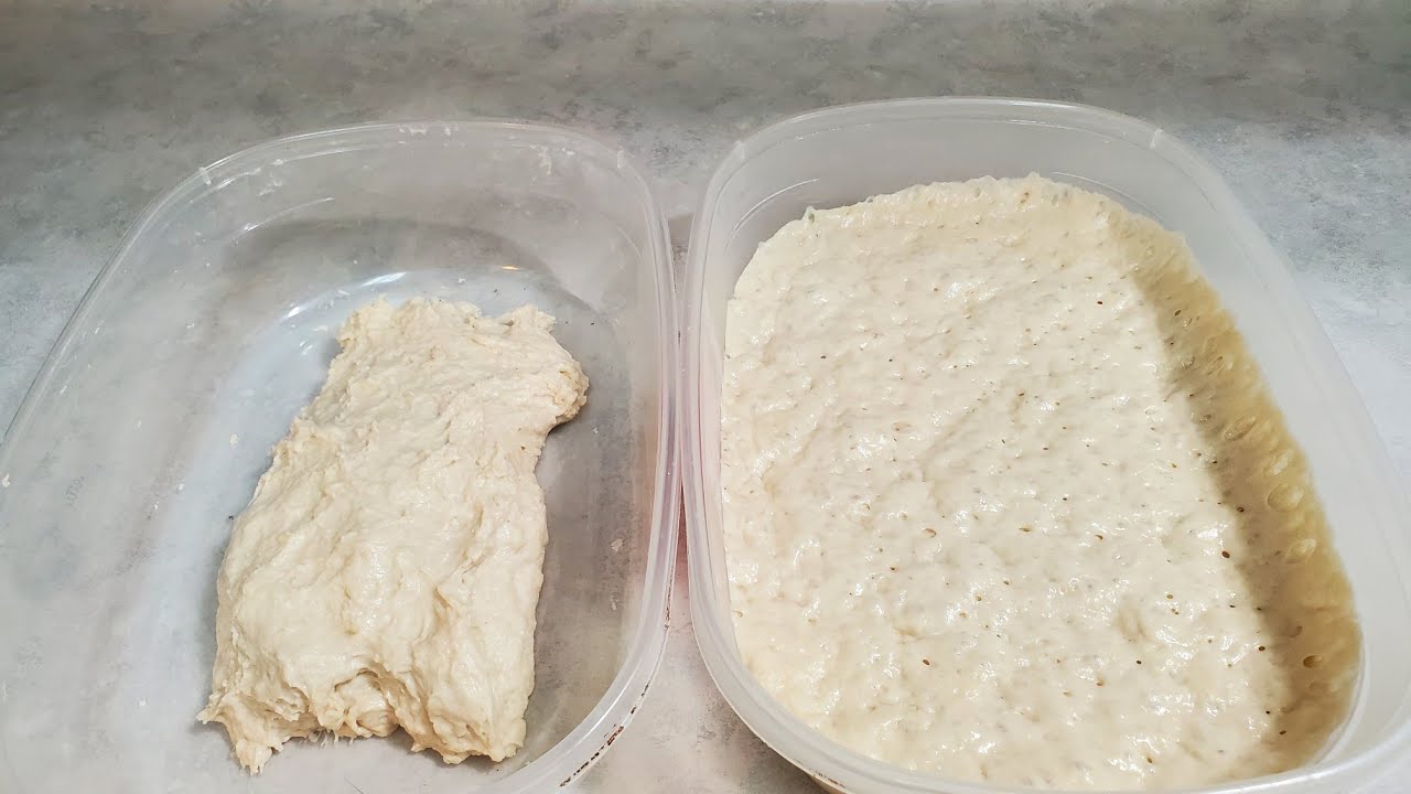 Como hacer el mejor piecito para hacer pan sin mejorante