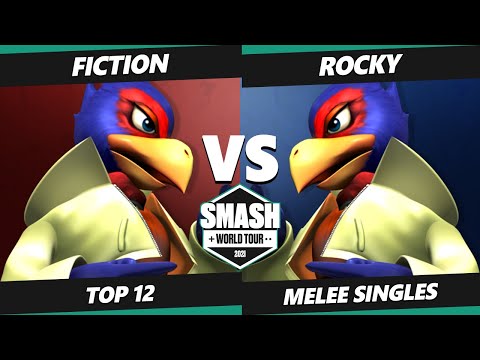 SWT NA West RF Top 12 - Fiction (Falco) Vs. Rocky (Falco) SSBM Smash Melee Tournament