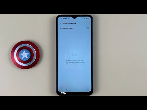 How to enable/disable Notification History on Realme C15 Android 11