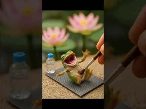 HAHA! Tiny Frog Tickle Adorable Amphibian Giggle Funny Animal Silly Humor #animalhumor Hilarious
