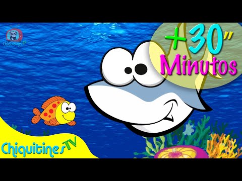 🐟 3 Pecesitos y 30 minutos de CANCIONES INFANTILES 🎶 | ChiquitinesTV