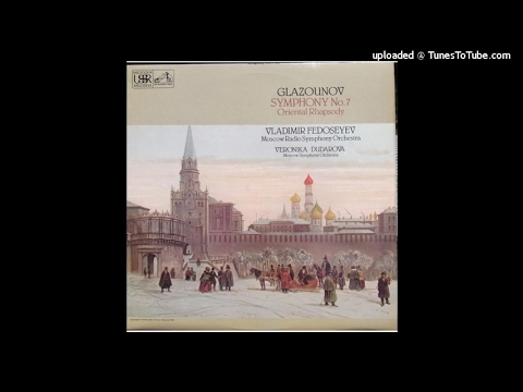 Alexander Glazunov : Oriental Rhapsody for orchestra Op. 29 (1889)