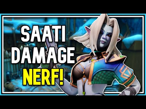 Saati's New Damage Nerf is Actually Noticeable! - Paladins PTS Gameplay