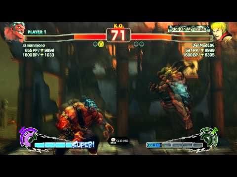 SSF4:AE Ken Super EX to Ultra Link