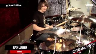 Video thumbnail for CYMBAL VOTE - Ray Luzier Demo's the 20" AAX ISO Ride by SABIAN Cymbals