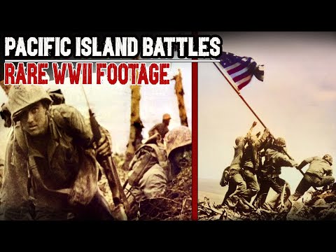Pacific Island Battles: Saipan, Iwo Jima & Okinawa | Rare WWII Footage Documentary
