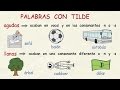 Reglas de acentuación en español