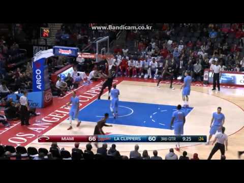 Hassan Whiteside 23Pts, 16Reb, 2Blk vs LAC (2015.01.10)