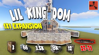 RUST - LIL KINGDOM 1X1 EXPANSION - New Base Design 2023 #rustgame