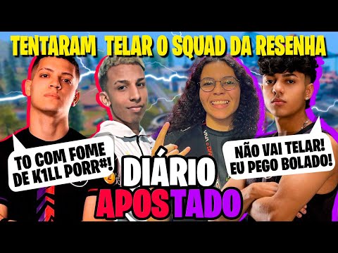 DIÁRIO APOSTADO! VITÓRIA DE VIRADA? TELADORES SE DERAM MAL COM SQUAD DA RESENHA NESSE CAMP!