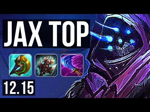 JAX vs KENNEN (TOP) | 6 solo kills, 11/2/9, 900+ games, Legendary | EUW Master | 12.15